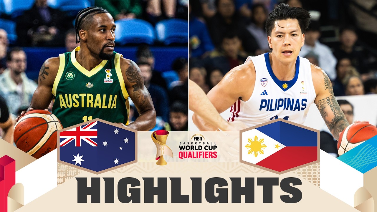 Australia ๐ฆ๐บ v Philippines ๐ต๐ญ | Highlights | FIBA Basketball World Cup 2027 Asian Qualifiers