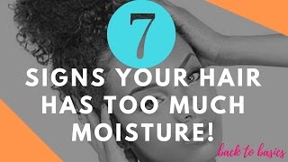 DRY NATURAL HAIR | 7 Signs Your Hair Has Too Much Moisture screenshot 4