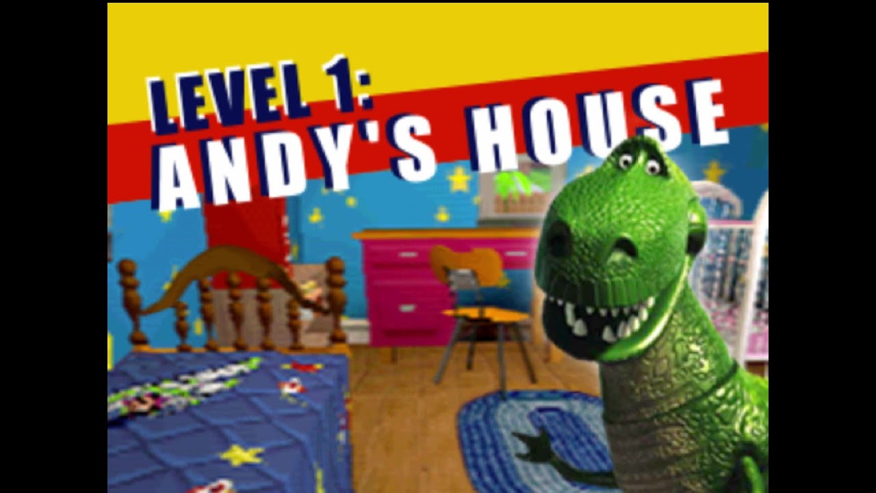 [PS1]Toy Story 2: Buzz Lightyear to the Rescue - Level 1 : Andy's House