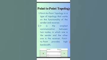 What is network topology?||Types of topology|| Point to Point Topology