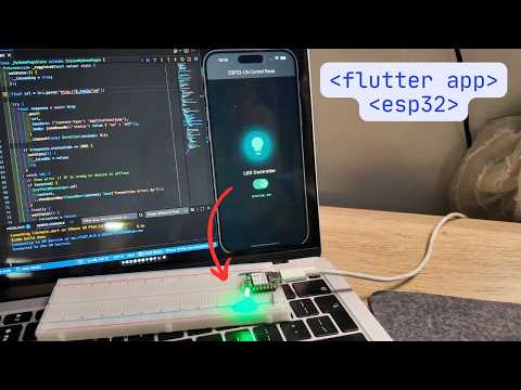 Control ESP32 with Your Own Flutter App! (XIAO ESP32-C6 IoT Tutorial)
