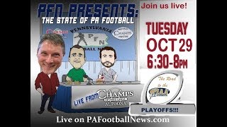 PFN Presents: THE STATE OF PA FOOTBALL! Live from Champs Sports Grill Altoona Oct 28, 2019