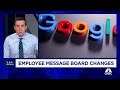 Google to make changes to its popular employee message board