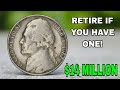 Top 4 Most EXPENSIVE Nickels Worth Big Money - Rare Coins In Circulation | Rare Jefferson Nickels!
