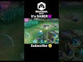 It's SABER 😈 | BRAHMA MOBA YT | Day-218 | #shorts #gaming #video #youtube #youtubeshorts  #mlbb