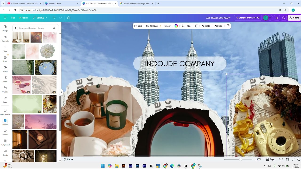 Design Preset Session | Graphic Design | Canva Editing
