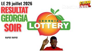 Resultat Georgia SOIR 29 juillet 2026 \TIRAJ  LOTTERY GEORGIA SOIR