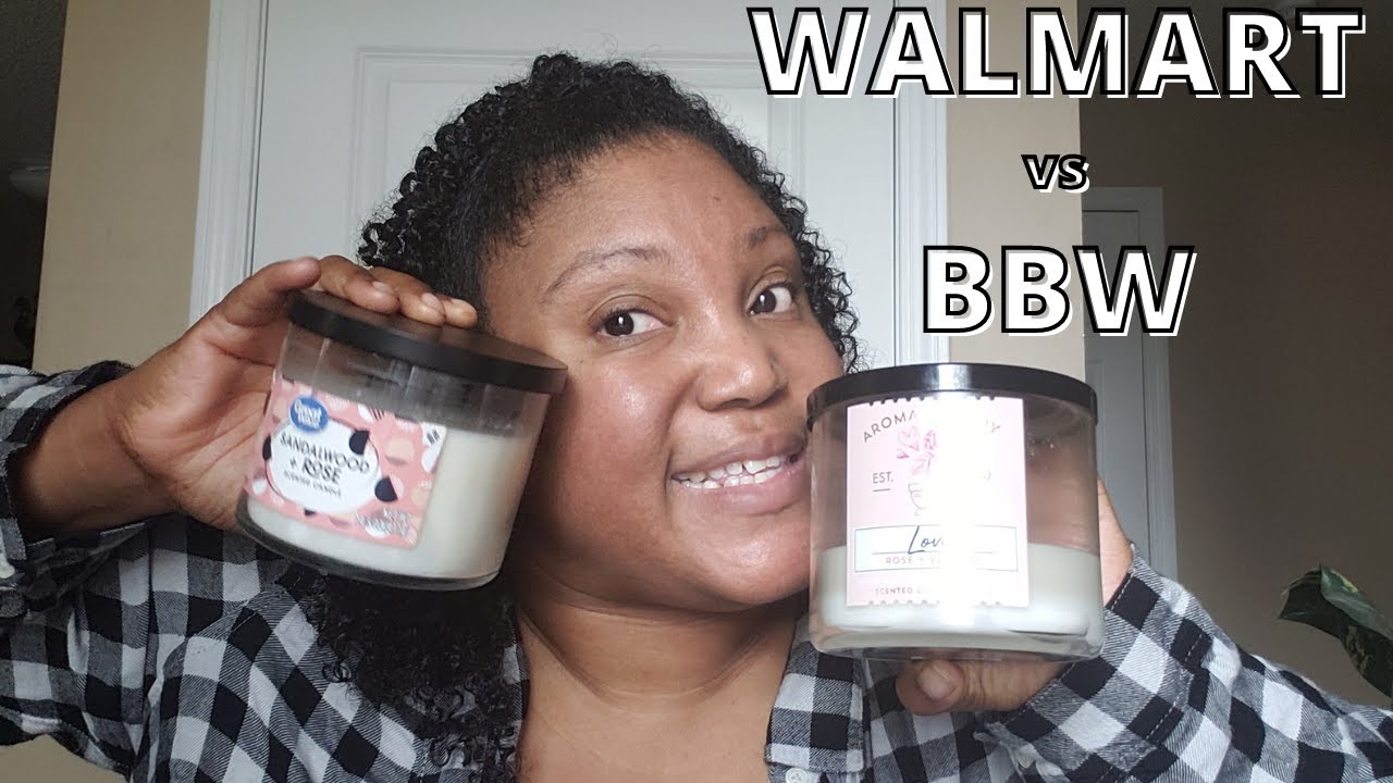 Bath & Body Works Candles vs. Walmart Great Value Candles Khalilah