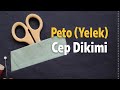 Peto (Yelek) Cep Dikimi | Adım Adım Anlatım | Dikiş Teknikleri