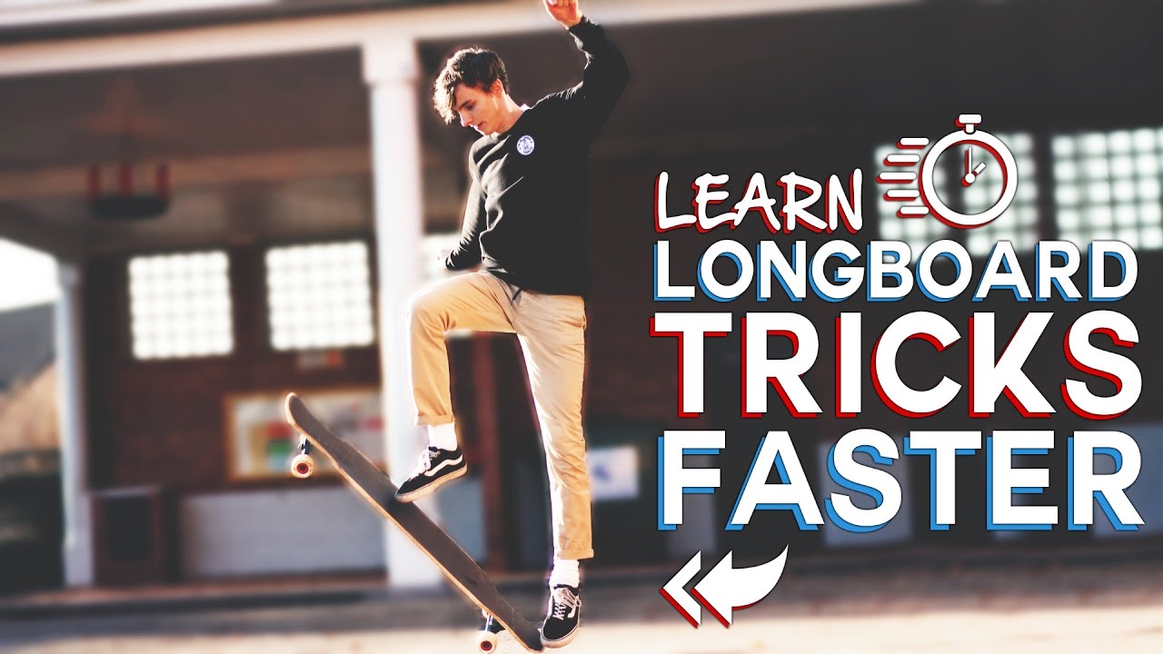 FASTEST way to learn LONGBOARD TRICKS & steps YouTube
