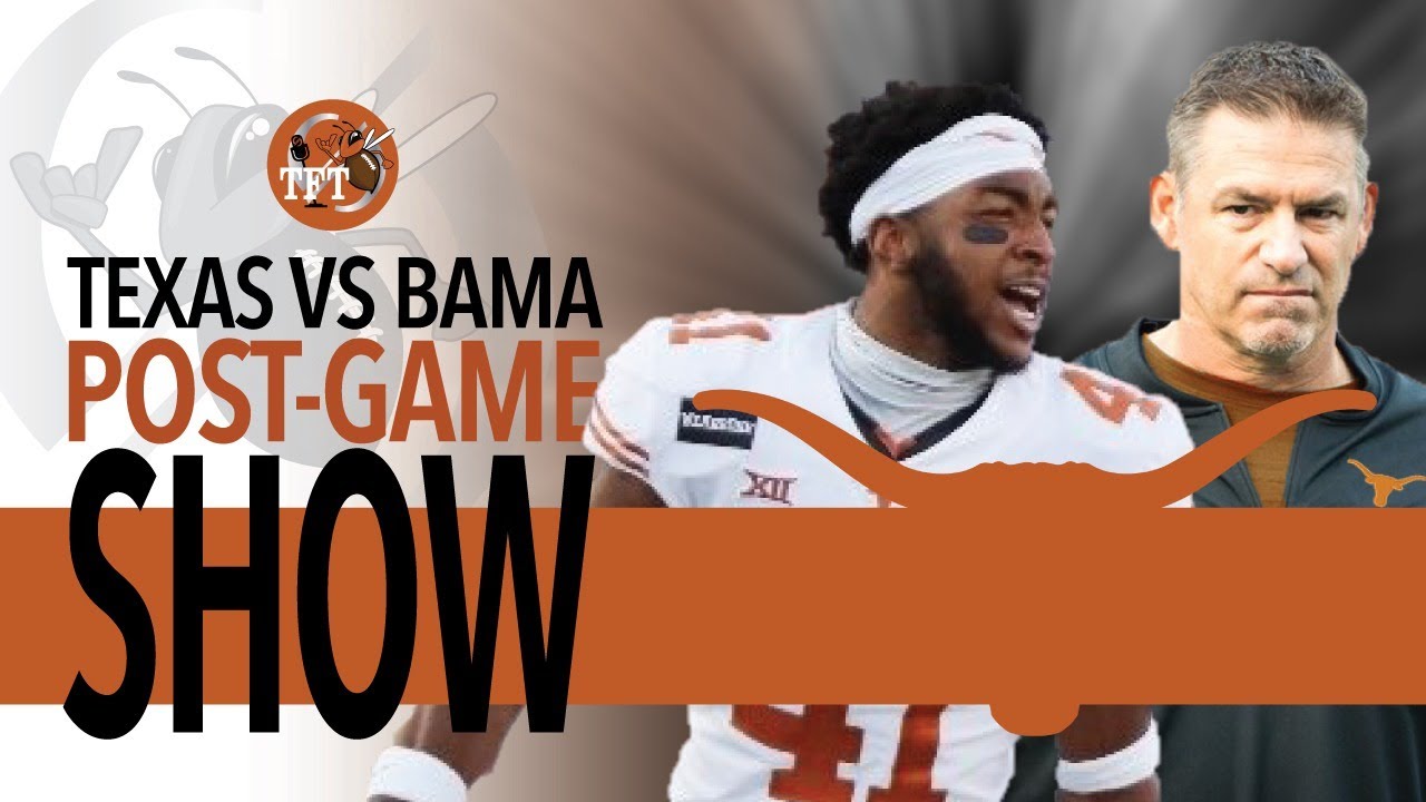 Post Game Live Texas Longhorns Lose To 1 Alabama 20 19 Ewers Suffers 