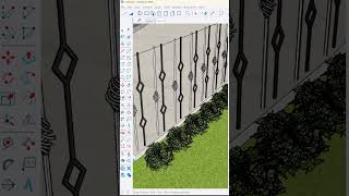 Copy Objects Along Any Curve in SketchUp! 🔥 #Shorts #realarchtechnology