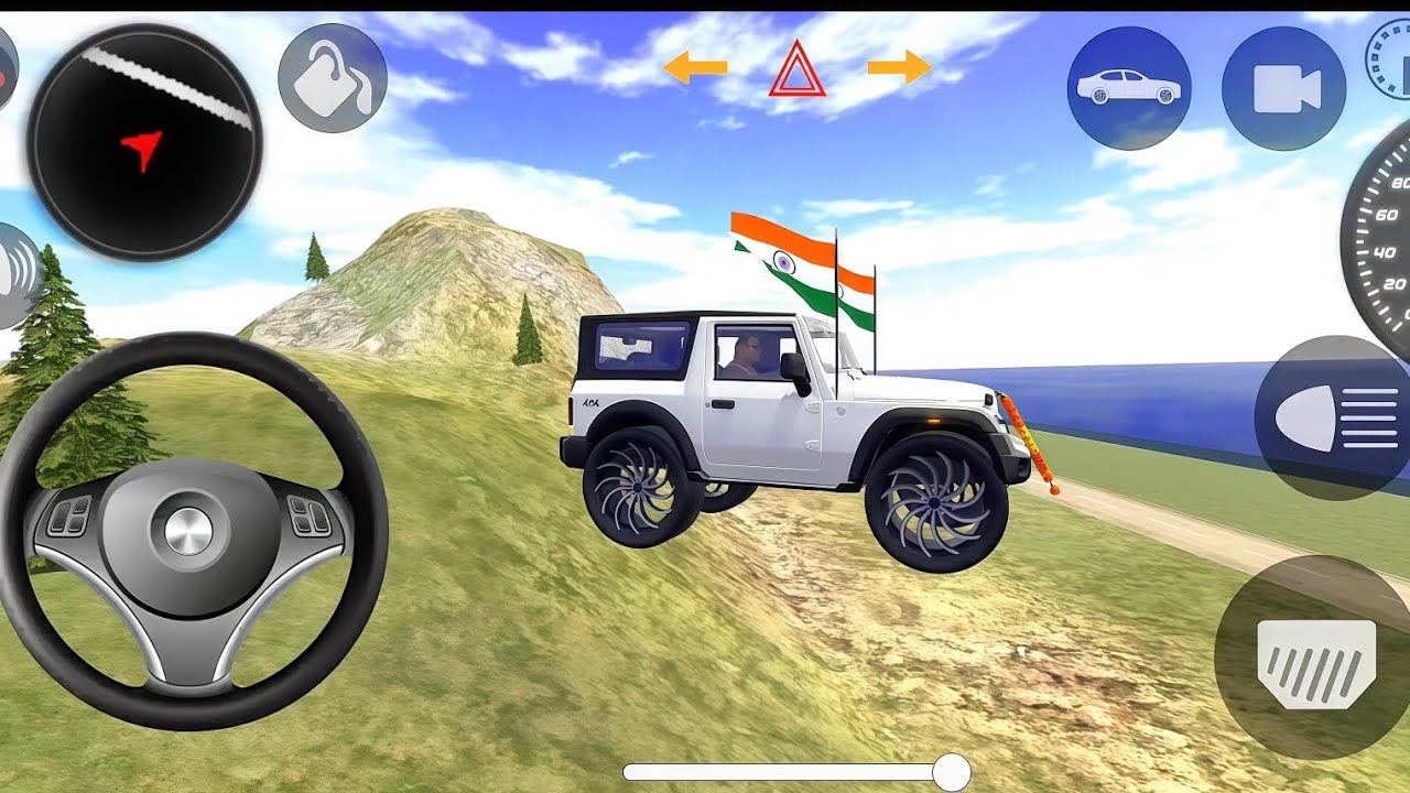 Modified Mahindra Thar😈Games:Indian White Thar (Gadi Wala Games) Car Game Android Game Part 5