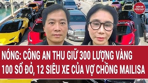 Nóng: Công an thu giữ 300 lượng vàng cùng khối tài sản khủng của vợ chồng Mailisa