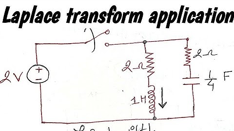 Applications of laplace transform for circuit analysis.RLC circuit analysis by laplace transform.