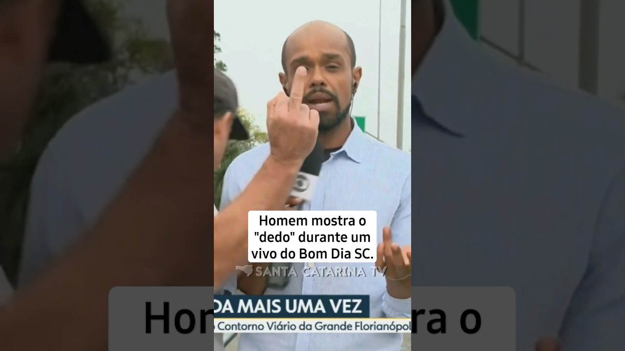 Homem invade link da 