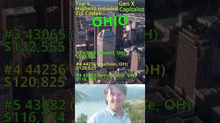 Top 5 OHIO Highest Income areas by zip code.