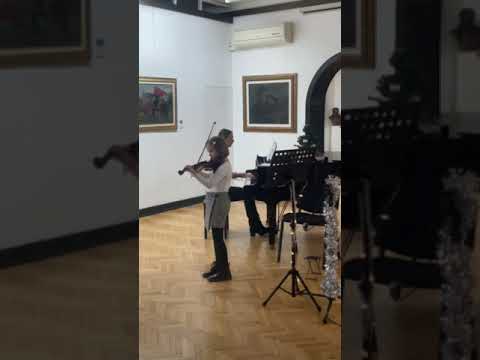 Kalesijka Majra Mujanović sa violinom nastupila u prepunoj sali Međunarodne galerije portreta