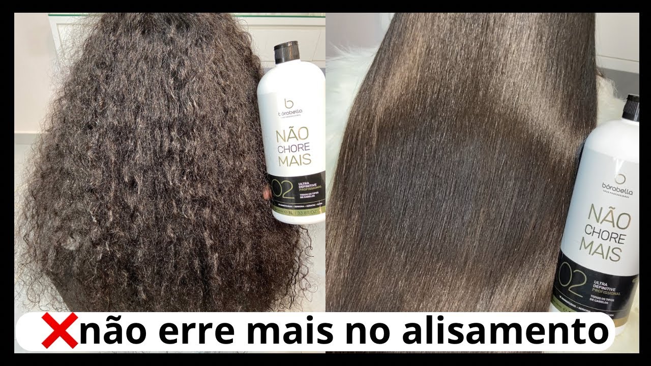 ❌NÃO ERRE MAIS NO ALISAMENTO SEM FORMOL - Dicas com NÃO CHORE MAIS DA BORABELLA