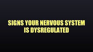 Celebrity Signs Your Nervous System Is Dysregulated Wealth
