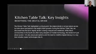 Digital Dialogues: Exploring Digital Humanities in HBCUs Through a Kitchen-Table Talk Approach
