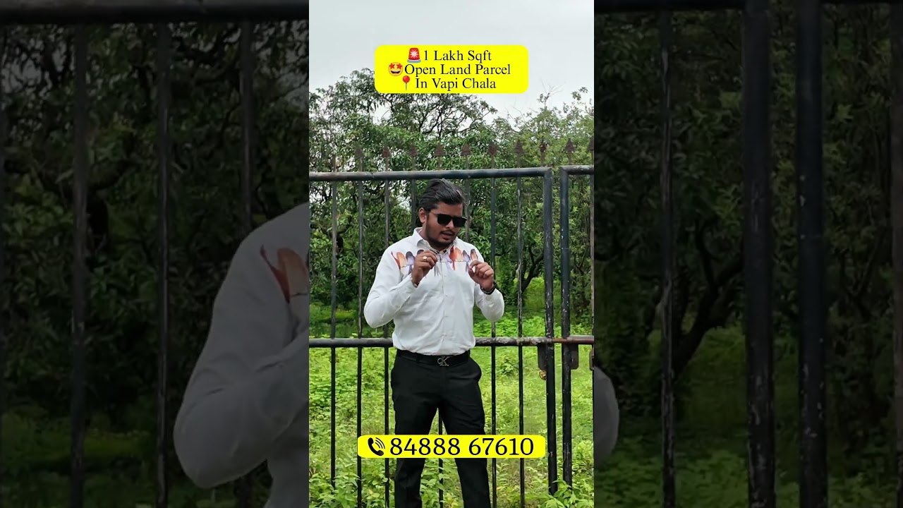 Open Land for Sale in Vapi Chala 1 Lakh Sqft .Best Deal for Residential project 📞 8488867610