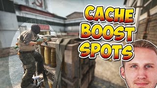 CS:GO - Useful 2-Man-Tower Boost Spots on Cache