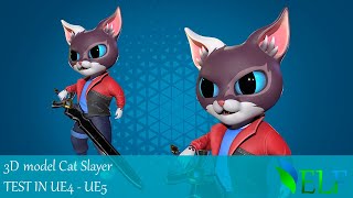 Cat Slayer 003 Test Epic Skeleton In UE4 UE5