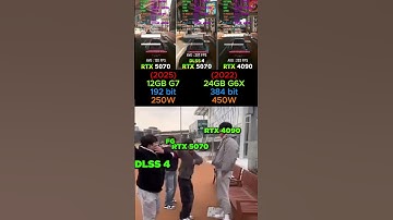 RTX 5070 VS RTX 4090 #shorts #pcgaming #pc #graphicscard #gpu #gaming #comparison