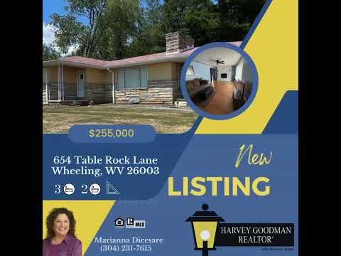 654 Table Rock Lane, Wheeling, WV home video tour
