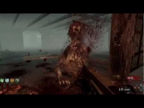 COD: Black Ops Zombies Hell Hound Round with unused theme