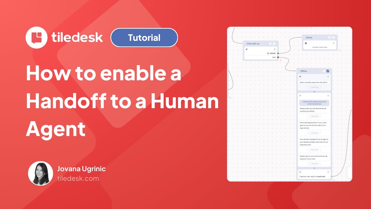 How to enable a Handoff to a Human Agent - YouTube