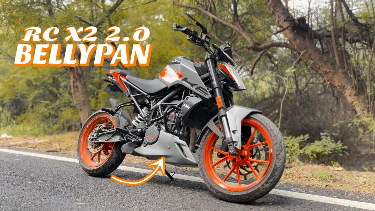 RC X2 BELLYPAN 2.O installed in KTM DUKE 200 Gen2 || LEAN ON WHEELS ||
