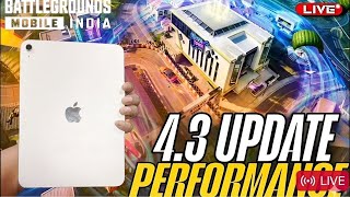 Battlegrounds Mobile India Live 🔴 | iPad A16 Power Test 💥 60 FPS Gameplay 😱 (2026)#bgmilive