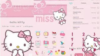 OPPO (ColorOS) Theme : Hello Kitty (Pink) screenshot 1