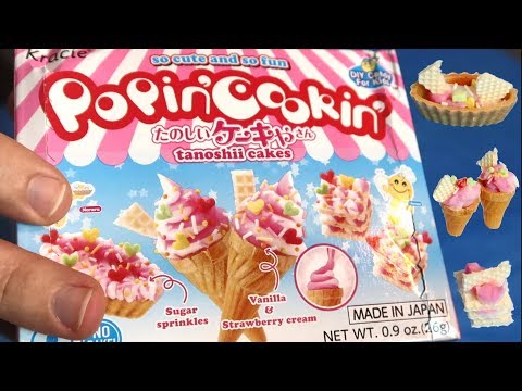 Kracie Popin Cookin Ice Cream Cake Shop DIY Candy Kit - Creating More Japanese Candy! - ParoDeeJay