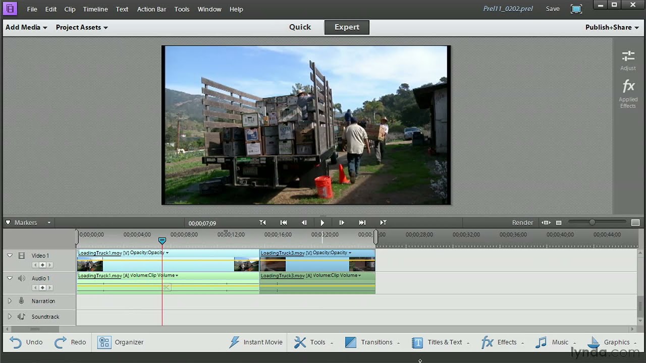 premiere elements pro add video track