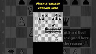 GM Supi Luis Crushes World Chess Champion Magnus Carlsen in 18 Moves with Queen Sacrifice #shorts