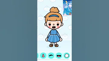 make cinderella in toca life world 👸💓💒#tocaboca #shortvideo #tocalifeworld #cinderella #makeover