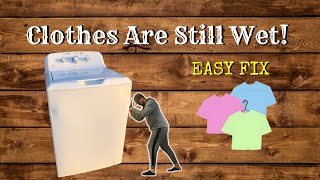 GE Washer Won’t Spin  Leaving Clothes Wet | Model GTW335ASN0WW
