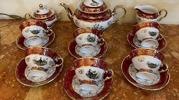 BỘ ẤM CHÉN MẠ VÀNG 24K NHẬP CHÂU ÂU - MINH QUANG: 091.333.85.99 - 0922.196.196