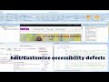 COMPLYFirst® Web accessibility testing, How-It's-Done Video Guides: Edit and Customize Findings.