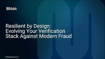 Resilient by design  Evolving your verification stack against modern fraud