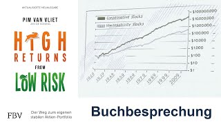 In meinem heutigen video stelle ich euch das buch "high returns from
low risk" von pim van vliet vor. der titel klingt erst mal so, als ob
hier etwas ...