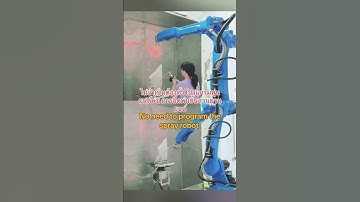 No need to program the spray robot #programming #free #painting #Robot #automatic #factory #spraying