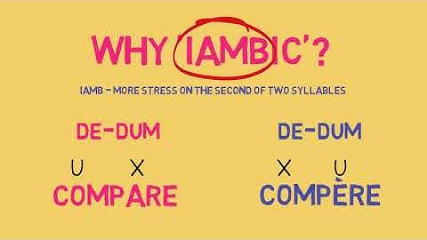 Iambic Pentameter Explained