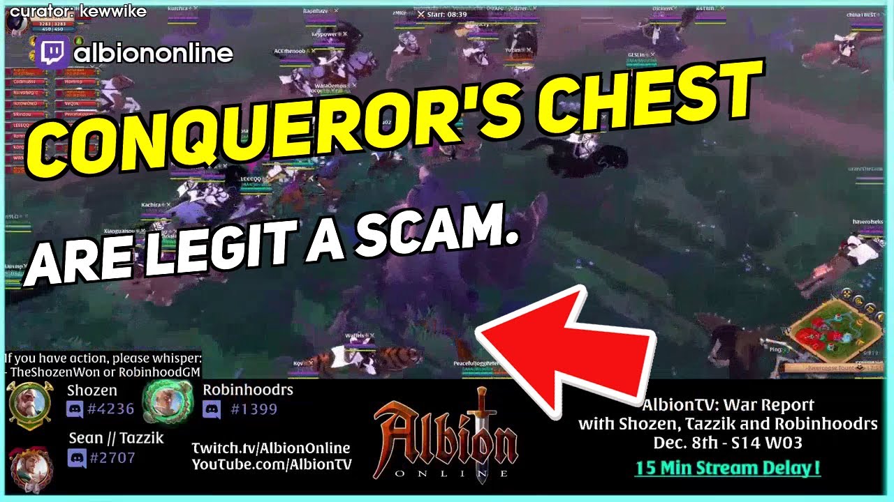 CONQUEROR's CHEST ARE LEGIT A SCAM. Daily Albion Community Highlights