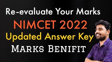NIMCET 2022 Updated Answers - Reevaluate Your Mark - NIMCET 2022 Expected Cutoff