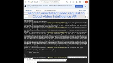 Google Cloud Video Intelligence API Tutorial