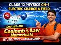#Coulomb’s Law Numericals in 1 Shot 🔥 | Class 12 Physics Chapter 1 Full Practice 💯”